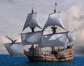 Colonial Pilgrim Ship 1630
