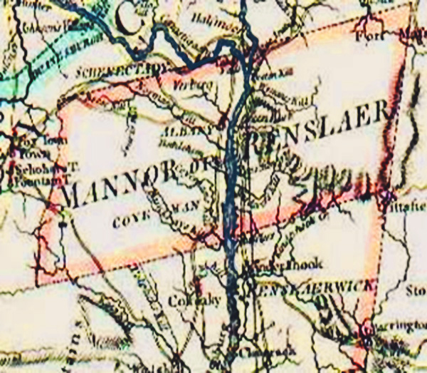 Map of Rensselaerwyck